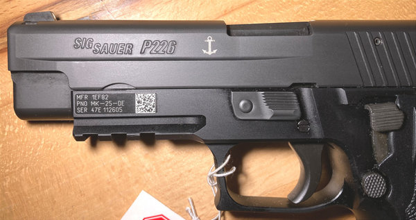 Sig Sauer P226® MK25, 9mm Luger, 3 Magazine, Koffer