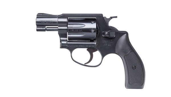 Weihrauch Revolver Modell HW22 mit 2" Lauf 8-Schuss. Kaliber .22lr (.22lfB) brüniert