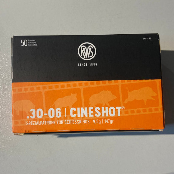 RWS Cineshot, .30-06Sprg 9,5 g / 147 grs, 50 Stück *Blei*